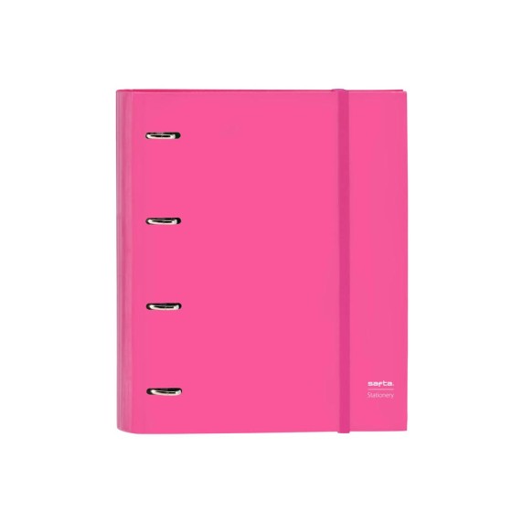 Carpeta Con Recambio 4 Anillas De 35 mm. A4 Safta Fresa 