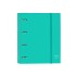 Carpeta Con Recambio 4 Anillas De 35 mm. A4 Safta Turquesa 