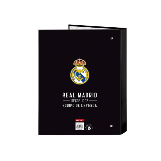 Carpeta Folio 4 Anillas Mixtas Real Madrid Corporativa 