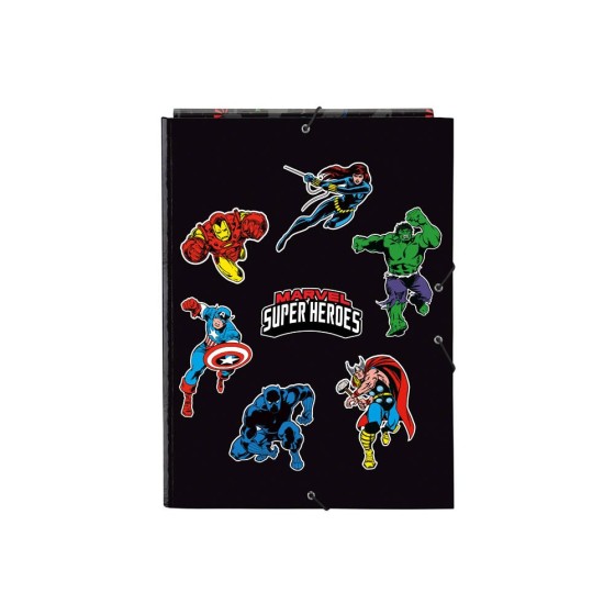 Carpeta Folio 3 Solapas Avengers Super Heroes 
