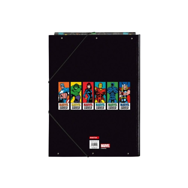 Carpeta Folio 3 Solapas Avengers Super Heroes 