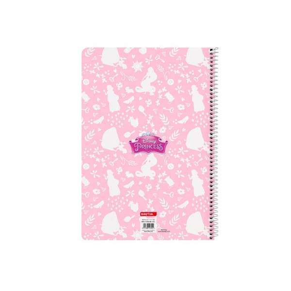 Libreta Folio 80 Hojas Tapas Duras Princesas Disney Magical 
