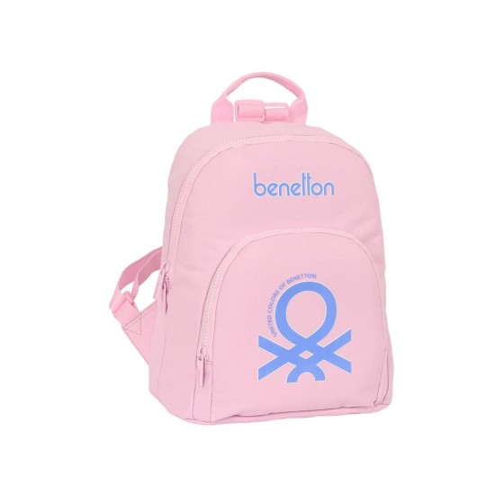Mini Mochila Benetton Pink 25 x 30 x 13 cm.