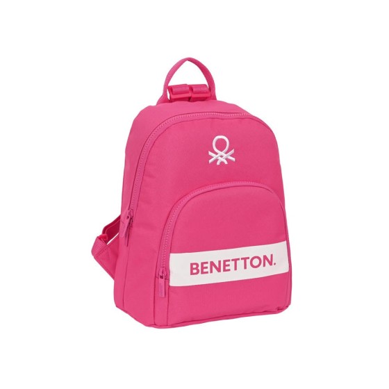 Mini Mochila Benetton Raspberry 25 x 30 x 13 cm.