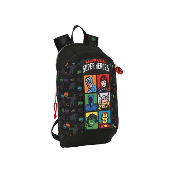 Mini Mochila Cremallera Vertical Avengers Super Heroes 22 x 39 x 10 cm.