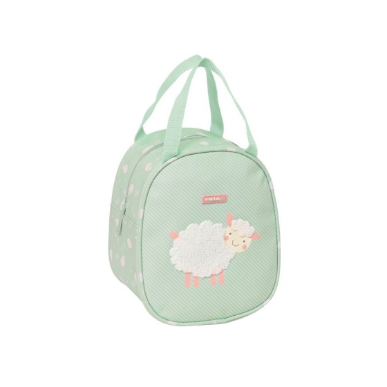 Neceser Termo Facil Limpieza Safta Preescolar Ovejita 19 x 22 x 14 cm.