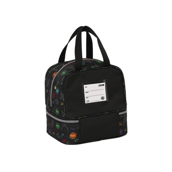 Portameriendas Avengers Super Heroes 20 x 20 x 15 cm.