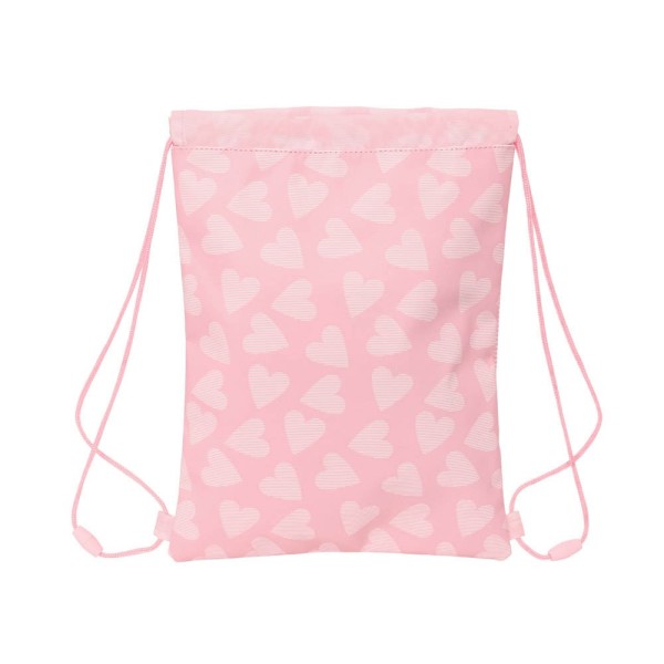 Saco Plano Junior Facil Limpieza Safta Preescolar Love 26 x 34 x 1 cm.