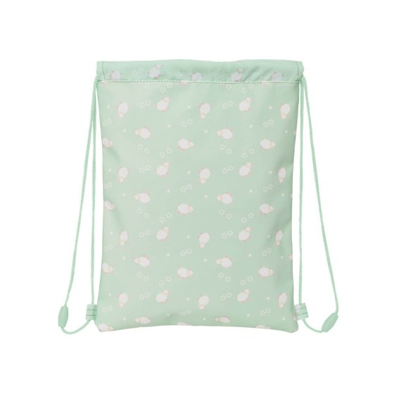 Saco Plano Junior Facil Limpieza Safta Preescolar Ovejita 26 x 34 x 1 cm.