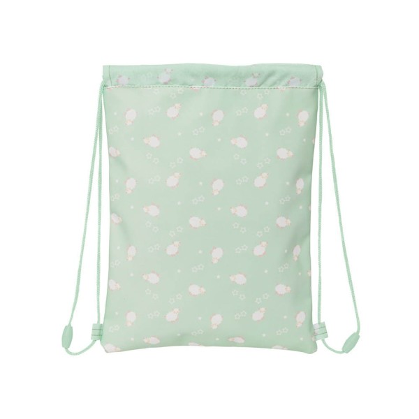 Saco Plano Junior Facil Limpieza Safta Preescolar Ovejita 26 x 34 x 1 cm.