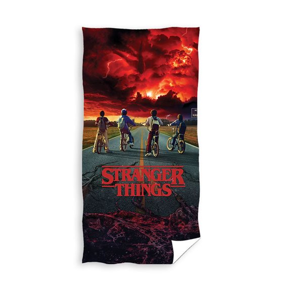 Toalla Microfibra Stranger Things 70 x 140 cm.