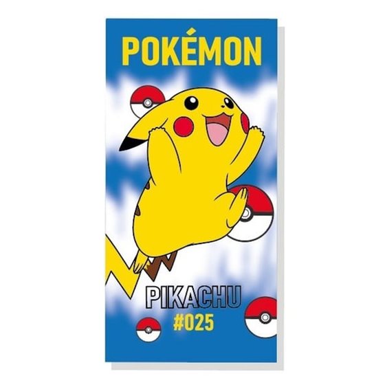 Toalla Microfibra Pokemon Pikachu 70 x 140 cm.