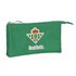 Portatodo Triple Reciclado Real Betis Balompie 22 x 12 x 3 cm.