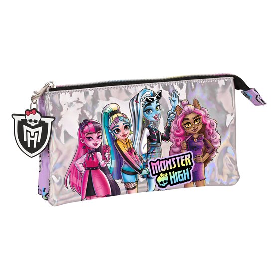 Portatodo Triple Monster Highojas Best Boos 22 x 12 x 3 cm.
