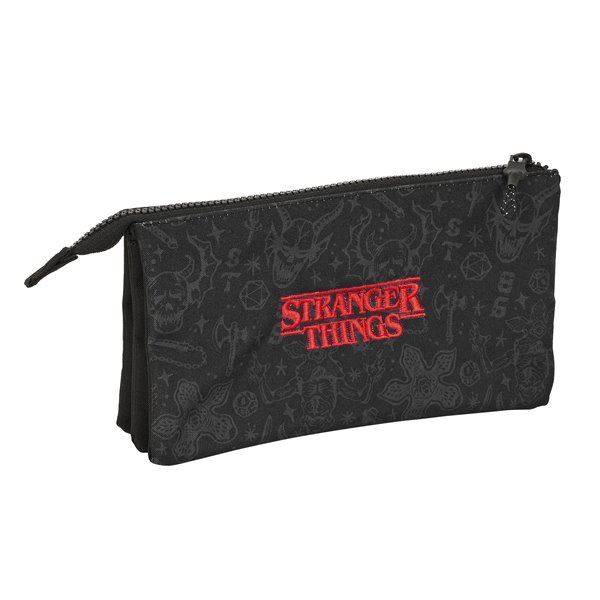 Portatodo Triple Stranger Things 22 x 12 x 3 cm.