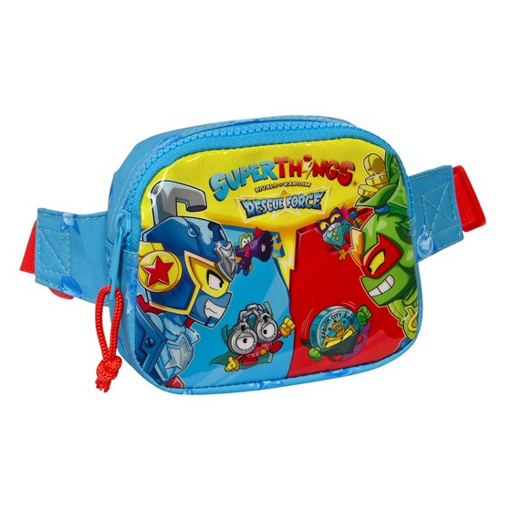 Riñonera Infantil Niña Superthings Rescue Force 14 x 11 x 4 cm.