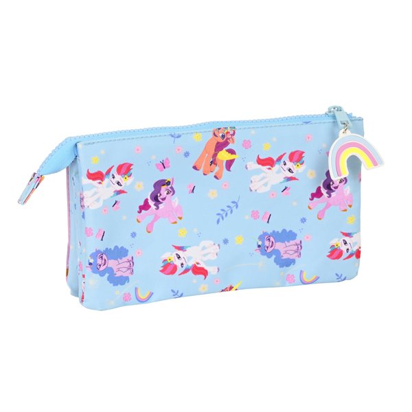 Portatodo Triple My Little Pony Wild & Free 22 x 12 x 3 cm.