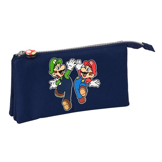 Portatodo Triple Super Mario 22 x 12 x 3 cm.