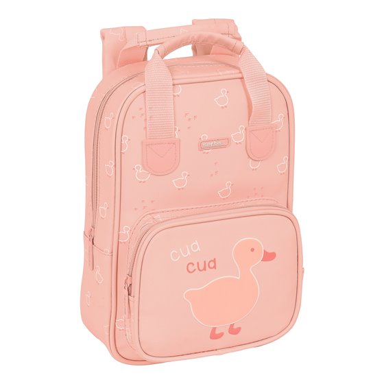 Mochila Infantil Con Asas Facil Limpieza Safta Preescolar Patito 
