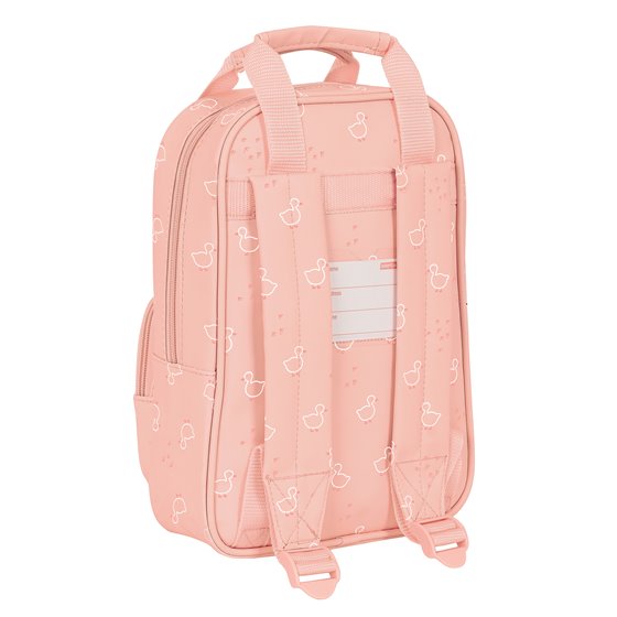 Mochila Infantil Con Asas Facil Limpieza Safta Preescolar Patito 
