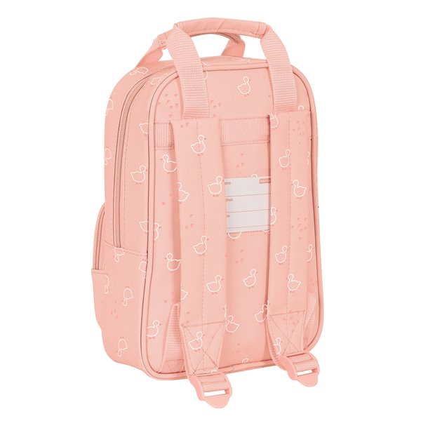 Mochila Infantil Con Asas Facil Limpieza Safta Preescolar Patito 