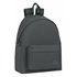Mochila Safta Basic Gris 33 x 42 x 15 cm.