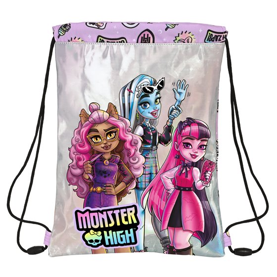 Saco Plano Junior Monster Highojas Best Boos 26 x 34 x 1 cm.