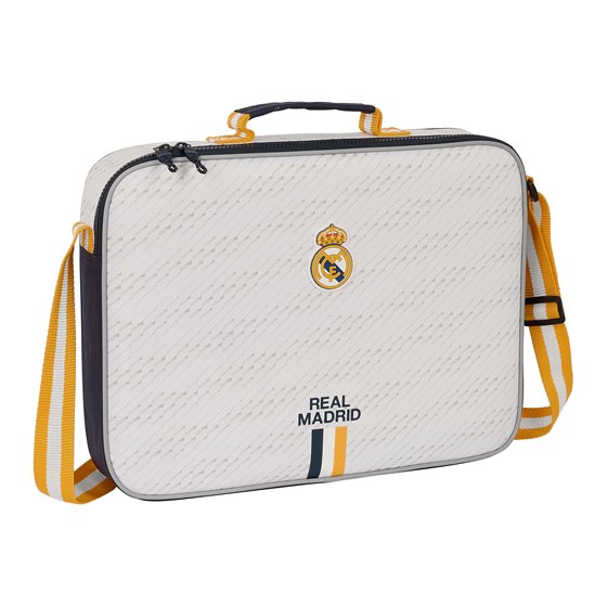 Cartera Extraescolares Real Madrid 1ª Equip. 23/24 38 x 28 x 6 cm.