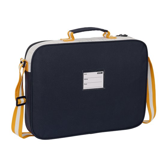 Cartera Extraescolares Real Madrid 1ª Equip. 23/24 38 x 28 x 6 cm.