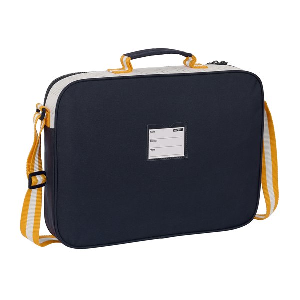 Cartera Extraescolares Real Madrid 1ª Equip. 23/24 38 x 28 x 6 cm.