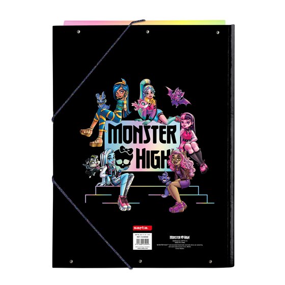Carpeta Folio 3 Solapas Monster Highojas Creep 