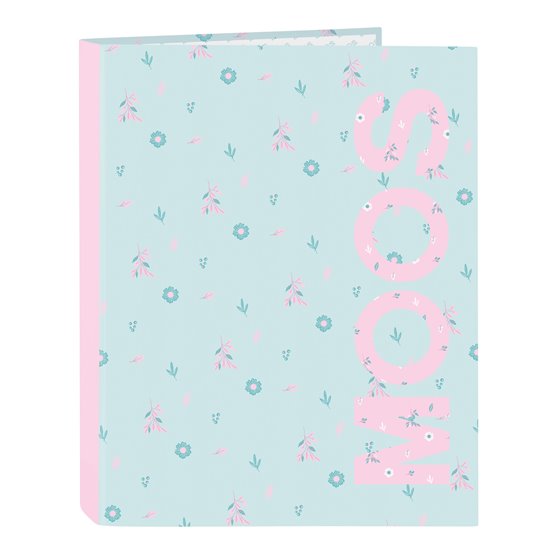 Carpeta Folio 4 Anillas Mixtas Moos Garden 