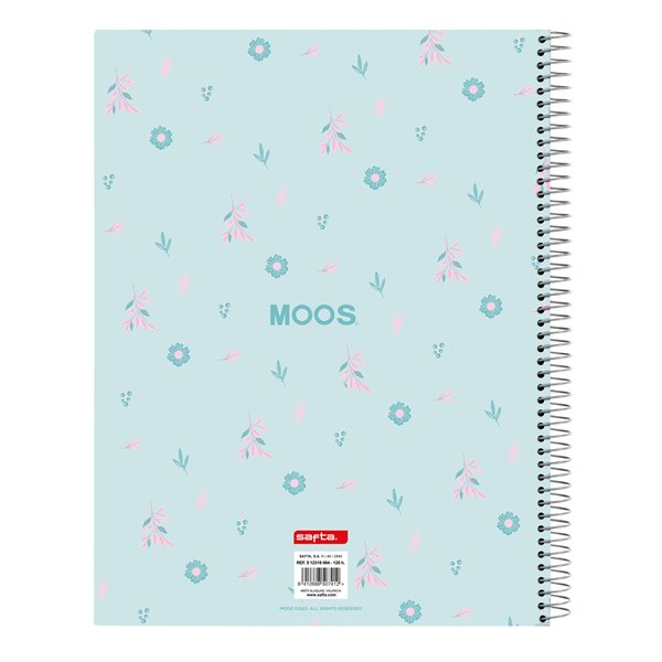 Bloc A4 Microperforado 120 Hojas Moos Garden 
