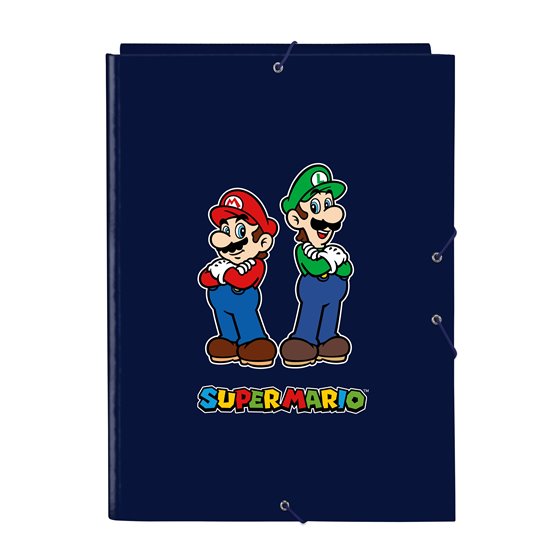 Carpeta Folio 3 Solapas Super Mario 