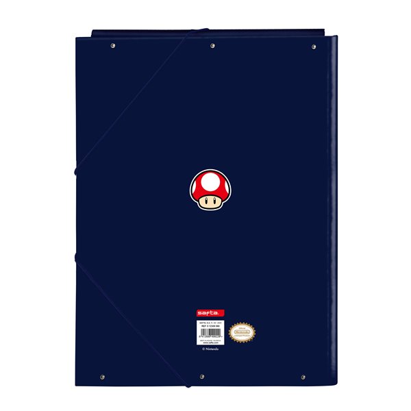 Carpeta Folio 3 Solapas Super Mario 