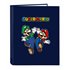 Carpeta Folio 4 Anillas Mixtas Super Mario 