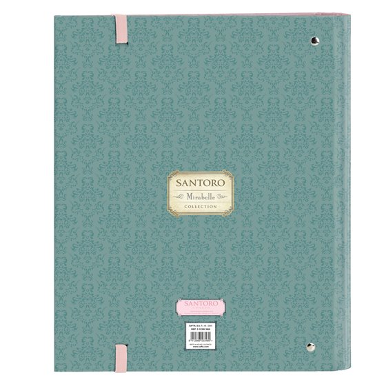 Carpeta Con Recambio 4 Anillas De 35 mm. A4 Santoro’S Mirabelle Swan Lake 