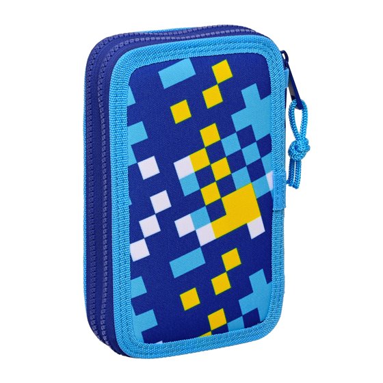 Plumier Doble Pequeño 28 Piezas Sonic Speed 12,5 x 19,5 x 4 cm.