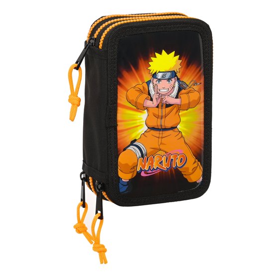 Plumier Triple 36 Piezas Naruto 12,5 x 19,5 x 5,5 cm.