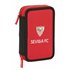 Plumier Doble Pequeño 28 Piezas Sevilla Fc 12,5 x 19,5 x 4 cm.