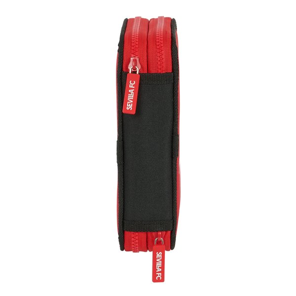 Plumier Doble Pequeño 28 Piezas Sevilla Fc 12,5 x 19,5 x 4 cm.