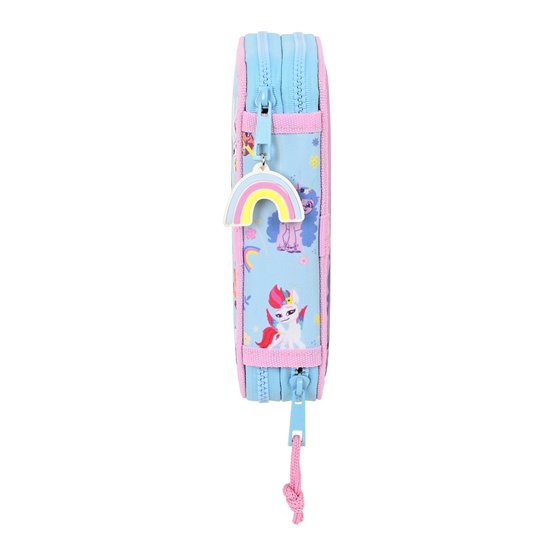 Plumier Doble Pequeño 28 Piezas My Little Pony Wild & Free 12,5 x 19,5 x 4 cm.