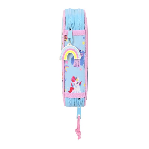 Plumier Doble Pequeño 28 Piezas My Little Pony Wild & Free 12,5 x 19,5 x 4 cm.