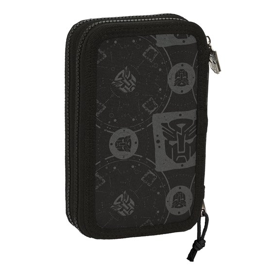 Plumier Doble Pequeño 28 Piezas Transformers 12,5 x 19,5 x 4 cm.