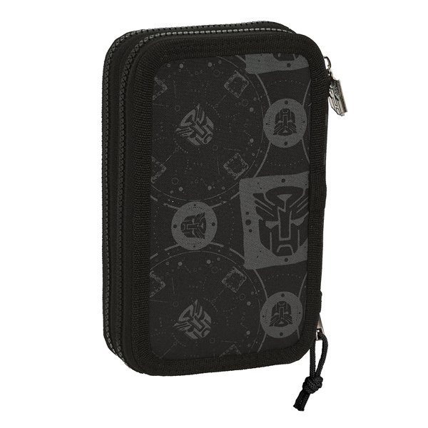 Plumier Doble Pequeño 28 Piezas Transformers 12,5 x 19,5 x 4 cm.