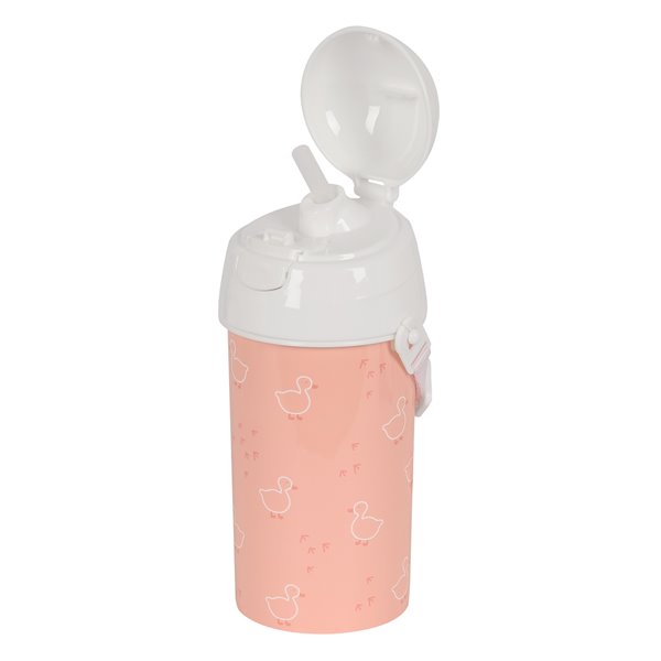 Botella 500Ml Apertura Autom. Con Pajita Safta Preescolar Patito 