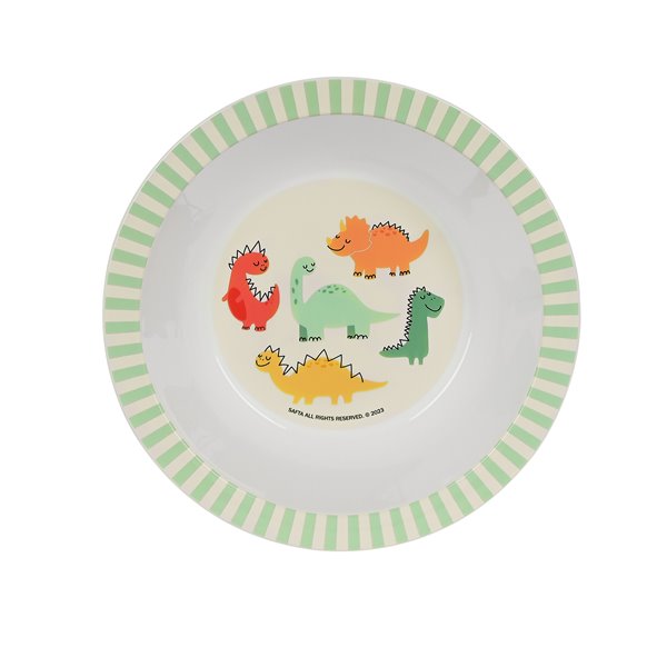 Set De Platos Y Cubiertos Safta Preescolar Dinos 