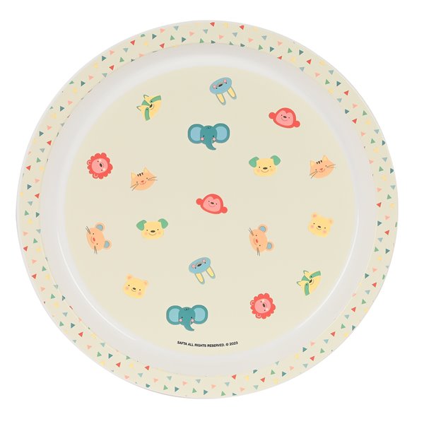 Set De Platos Y Cubiertos Safta Preescolar Cabecitas 