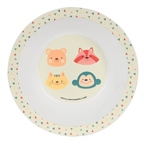 Set De Platos Y Cubiertos Safta Preescolar Cabecitas 
