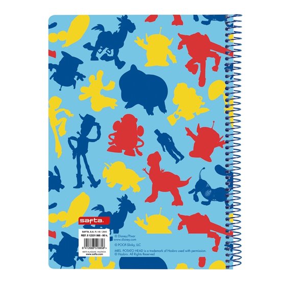 Libreta Cuarto 80 Hojas Tapas Duras Toy Story Ready To Play 